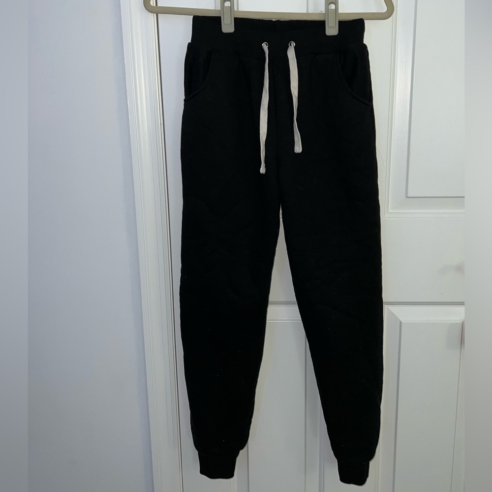 Sherpa lined sweatpants